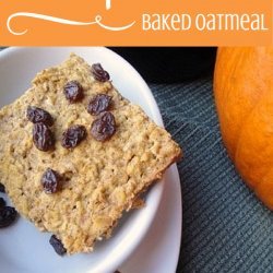 Baked Pumpkin Oatmeal