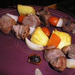 Anguilla Beef and Pineapple Kebabs from Longmeadow Farm