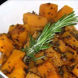 Squash With Apple Cider and Herb Glaze - Stove Top