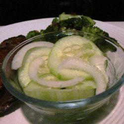 Vinegar and Sugar Cucumber