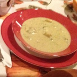 Vegan Cream of Broccoli Soup