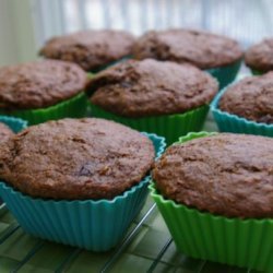 Low Fat Dark Chocolate Muffins