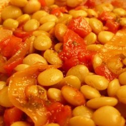 Yigandes Plaki - Greek Baked Beans & Tomato Casserole