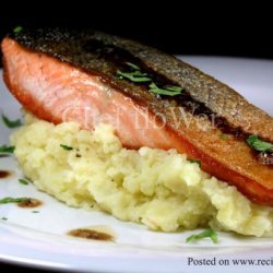 Salmon on Mash Mountain