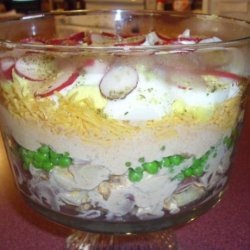 Seven Layer Potato Salad