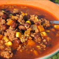 Salsa Beef Chili  (Crock Pot)