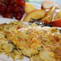 Potato Saffron Omelet