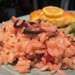 Lemon Risotto With Bacon & Mushroom