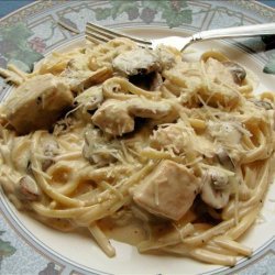 Kittencal's Chicken and Mushroom Alfredo