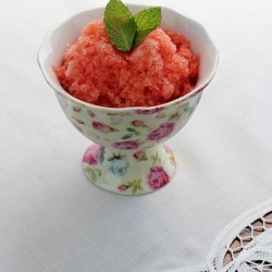 Watermelon and Lime Granita