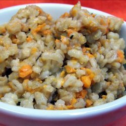 Sweet Potato Barley Risotto in the Crock Pot