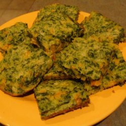 Spinach Cheese Squares