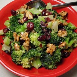 Broccoli With Nuts and Cherries