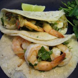 Garlicky Shrimp-Cilantro Tacos (Tacos De Camarones Al Mojo De Aj