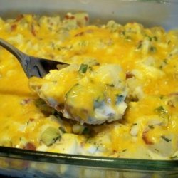 Potato Egg Casserole a La Hot Potato Salad