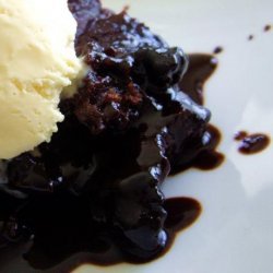 Microwave Self Saucing Chocolate Pudding