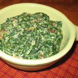 Creamed Spinach Berghoff--Chicago
