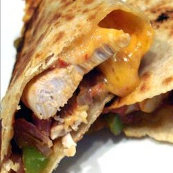 Cheesy Chicken Fajita Quesadillas