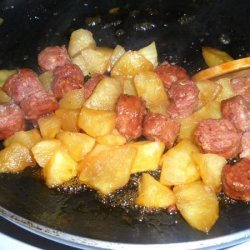 Smoked Sausage and Apples