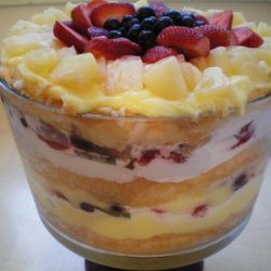 Fruity Angel Food Cake Trifle