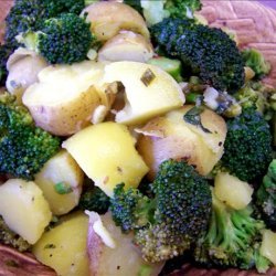 Hot Potato and Broccoli Salad