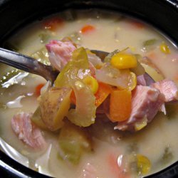 Smoked Turkey And Corn Chowder