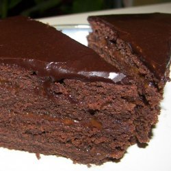 Dark Chocolate Fudge Cake