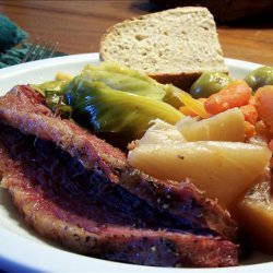 Slow Cooked Corned Beef and Cabbage