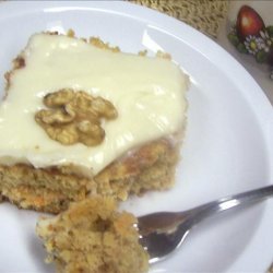 Low-Fat Carrot Cake With Cream Cheese Frosting