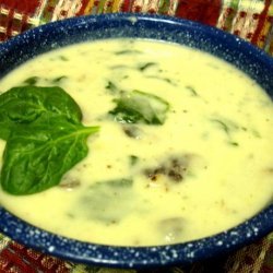 Spinach Sausage and Potato Soup