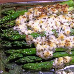 Asparagus With Basil-Parmesan Butter