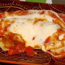 Vegetable Chicken Enchiladas