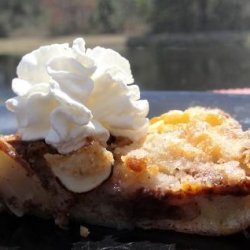 Impossible Peach Pie