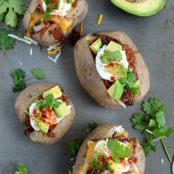 Crock pot baked potatoes