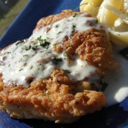 Lemony Pork or Chicken Scaloppine With Lemon Cream Sauce