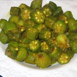 Madhur Jaffrey's Sweet and Sour Okra