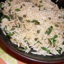 Lemon Caper Orzo