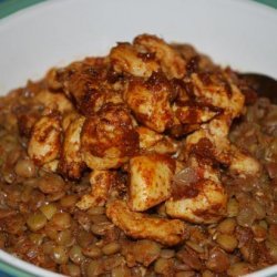 Moroccan Chicken and Lentils