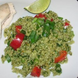 Mexican Quinoa With Pepita-Cilantro Sauce