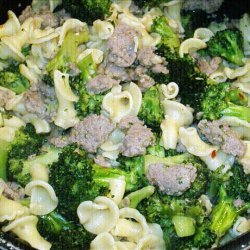 Cavatelli With Broccoli and Sausage