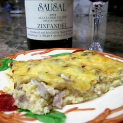 North Carolina Sausage and Grits Casserole