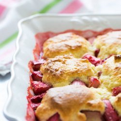 Rhubarb Cobbler