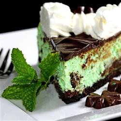 Grasshopper Cream Cheese Pie