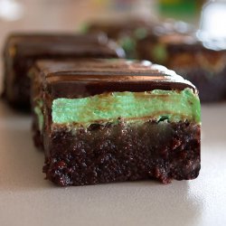 Chocolate Mint Cheese Pie