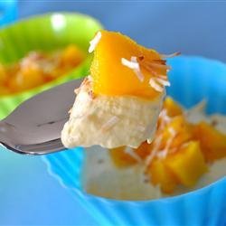 Tropical Mango Mousse Cups