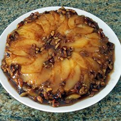 Cranberry Pear Upside-Down Cake