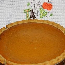 Simple Pumpkin Pie