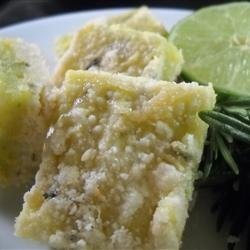 Avocado Rosemary Lime Bars