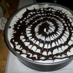 Spiderweb Pumpkin Cheesecake