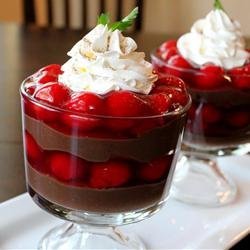 Quickie Chocolate Cherry Parfait